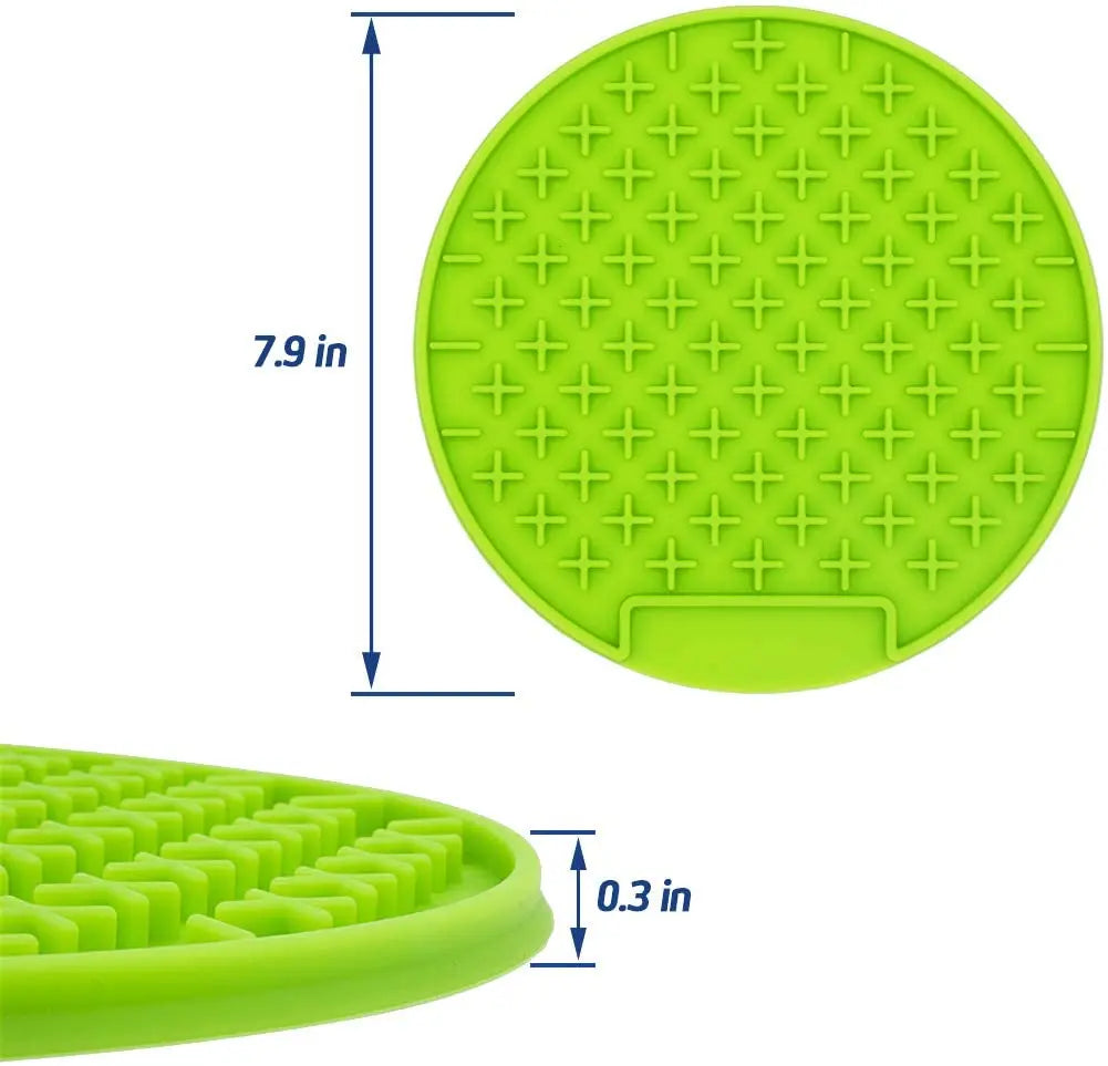 Pet Boredom Buster Silicone Dog Lick Mats Slow Feeders Mats Dog Lick Pad Lick Mat