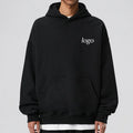 350gsm 450gsm 480gsm 500gsm Hoodie Custom Eco Friendly Recycled Plain Blank French Terry Men 100% Cotton Hoodies No Drawstring