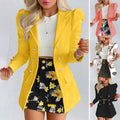 Popular  Commuting Suit Printing Fashion Casual Elegant Clothes Set Woman Business Attire Formal Blazer Set for Women