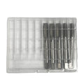 HSS M3 M4 M5 M6 M8 Machine Straight Fluted Screw Thread Metric Plug Hand Tap Drill Set Hand Tools Spiral Point Tap