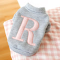 Wholesale Leisure Sport Wear Grey Dressing Gown Dog Costume Accessories