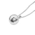 Stainless Steel Silver Round Football Pendant Necklace Game Gift Soccer 18K Gold Plated Hip Hop Sport Fashion Jewelry