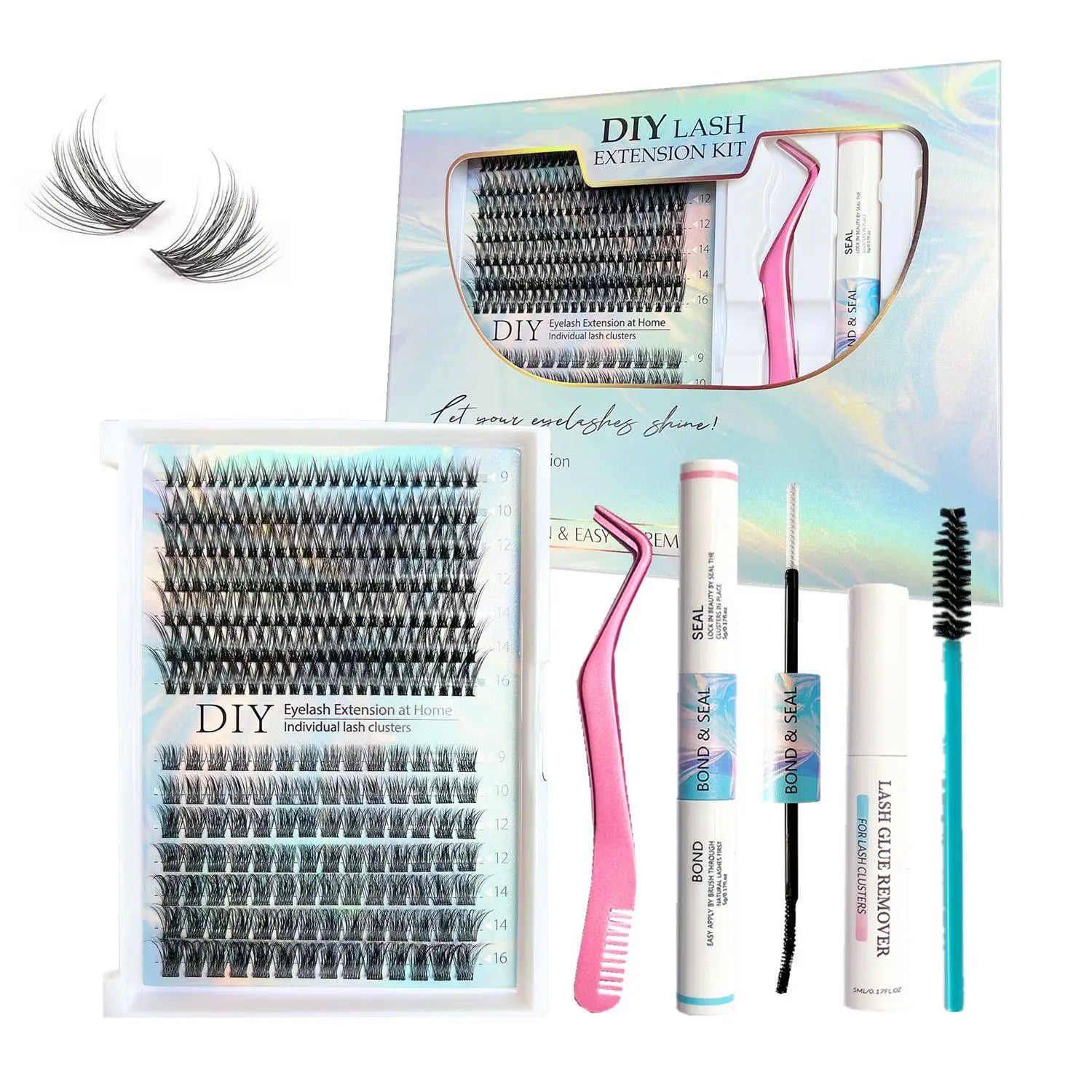 DIY Lashes 2024 DIY Lash Cluster Kit Private Label Lash Cluster Kit