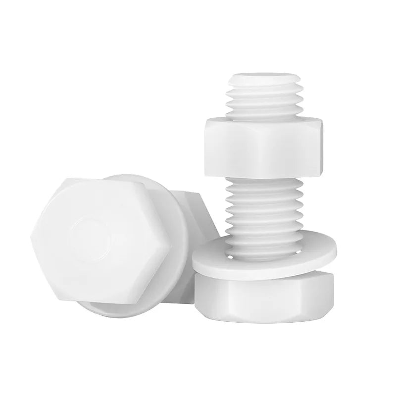 M10 Plastic Screw OEM Flat GB Polycarbonate Pc Transparent Hexagonal Bolt Nut China M5 Nylon Inch Measurement Bolts Nuts Screw