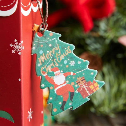 Custom Cardboard Paper Garment Swing Tags Custom Logo Christmas Gift Clothing Hang Tag Labels