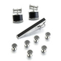 French Shirt Sleeve Placket Button Pin Cufflinks Studs High-quality Dress Cuff Nails 9-piece Copper Cufflink Clip for Men's Suit