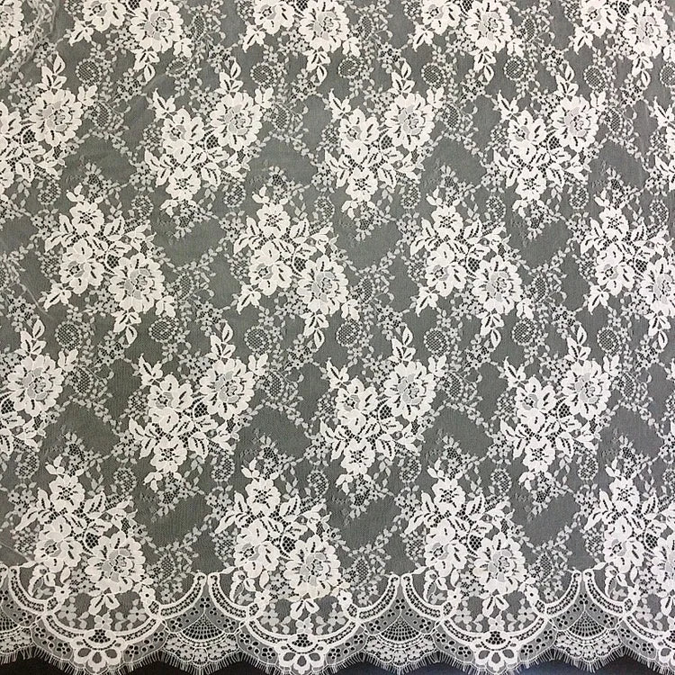 Nigeria Laces Material Women White African French Lace Fabrics Net LT20780