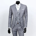 Groom S0082A Wedding 3 Piece Suit Set Business Professional Formal Wear Small Tuxedos Men's Suits Men