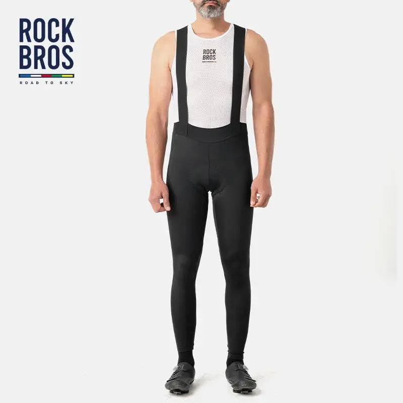ROCKBROS ROAD to SKY Bib Pants Men Breathable Summer MTB Road Bicycle Cycling Clothes Strap Pants Quick Drying Cycling Pants