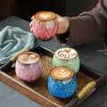 New Arrivals 250ml Custom Logo Porcelain Cups and Mugs Coffee Vintage Drinking Cup Ceramic Mugs Turkish Arabic Coffee Cups