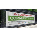 Event Cheap Mesh Fence Banner Vinyl Coated Polyester Mesh Banner