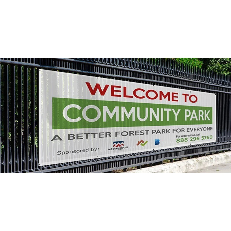 Event Cheap Mesh Fence Banner Vinyl Coated Polyester Mesh Banner