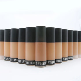 Customized 69 Color Full Coverage Matte Waterproof Vegan Foundation Wholesale Makeup Concealer Private Label Liquid Foundation