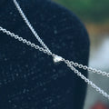Stainless Steel Heart Nk Chain Necklace Magnetic Necklace Couple