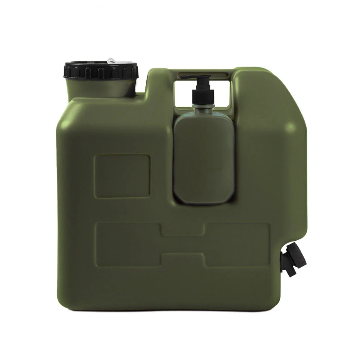 SOLO WILD 20L/30L HDPE Ultralight Outdoor Camping Water Tank Portable Hiking Emergency Storage Carrier Washing Shower
