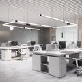 Modern 48V COB Architectural Magnetic Track Light System DIY Multitrack Low Voltage High CRI 90 for Indoor Office Aluminum Body