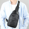 Marrant Genuine Leather Mens Sling Bags Multi-purpose Shoulder Crossbody Chest Bag Daypack Leather Chest Bag for Men