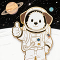 Wholesale Antique Imitation Cartoon Astronaut Enamel Pin Custom-made Lapel Badge Soft Enamel Pin Manufacturer Cute Anime Brooch