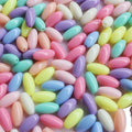 500g/bag New Hot Sale Spring Color Wholesale Mixed Acrylic Oval Beads Round Spacer Beads Handmade Accessory 7X20mm