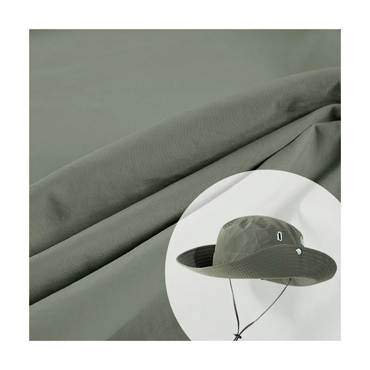 Hot Selling Cowboy Hat Coated-taslan Sunscreen Fishing Camping 196T Polyester Outdoor Fabric 228T Taslan Fabric