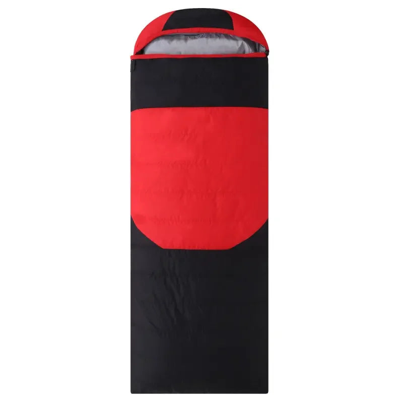 Duck Down Sleeping Bag Camping Outdoor Adult Envelope Rectangle Ultralight Light Weight Travel Cold Winter Indoor Sleeping Bag