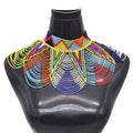 Colorful Beaded Necklace Maasai Necklace South African Necklace for Women Best Gift