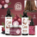 Private Label Natural Best Treatment Itchy Scalp Red Onion Hair Care Kit Growth Anti Hair Fall Hair Shampoo and Conditioner Set