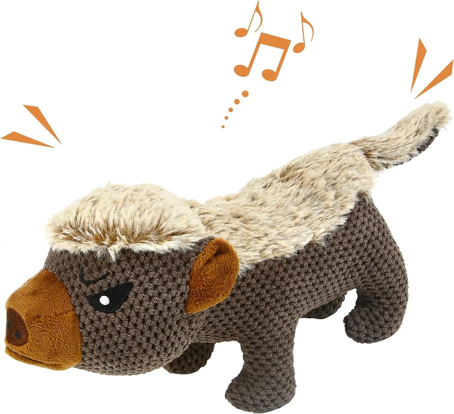 Wholesale Medium and Large Breed Suede Dog Plush Toys Durable Squeaky and Crinkle Paper Chew Toys Pet Squeaky Chew Toy