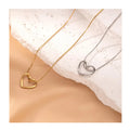 Minimalist Design Heart Shape Necklace Stainless Steel Necklace Fashion Jewelry for Women