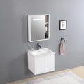 Modern Design Waterproof Bathroom Cabinets Single Sink Furniture Mirror Wall Mounted Bathroom Vanity