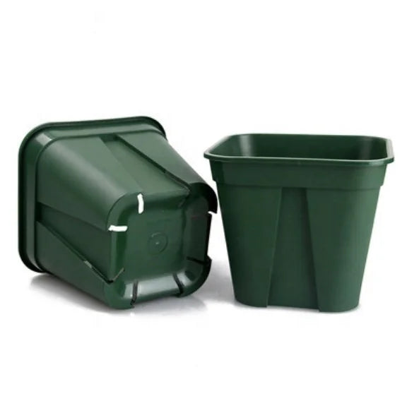 8.26 Inches 21*21*21cm square Gallon Pot Factory Directly Hot Sale square Nursery Pot