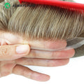 64 Colors Available Toupee for Man Human Hair Full Swiss Lace Indian Hair System