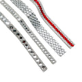 New Hot DIY Flash Diamond Sticker Self-Adhesive Motif Rhinestones for Shoes Clothing Glass Strip Glue-On Technique