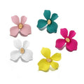 Factory Hot Sale Beautiful Earring Colorful Bohemia Earrings Flower Stud Earrings for Women Girls Gift