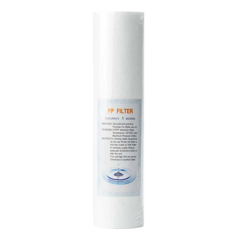 Best Selling Pre-filtration Fresh Cotton 10"/20" 5 Micron Sediment PP Cotton Household Reverse Osmosis Water Filter Cartridge