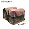 Universal Saddlebag for Bike Bag Canvas Back Seat Luggage Bags Bicycle Waterproof Panniers Box Side Tools Bag Pouch for Cycling