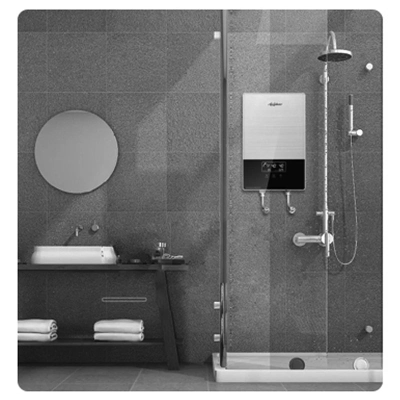 220v 12kW 50 Degrees Hot Water at 4L/min Flow Tankless Instant Electric Water Heater for Whole House