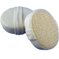 Custom Natural Loofah Body Scrubber Soft Cotton Hemp Oval Bath Sponge for Kids Ladies with Ball Glove Pads for Skin Exfoliation