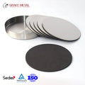 Free Sample Modern Stylish Non Slip Base Geometry Custom Laser LOGO Round Stainless Steel Coaster