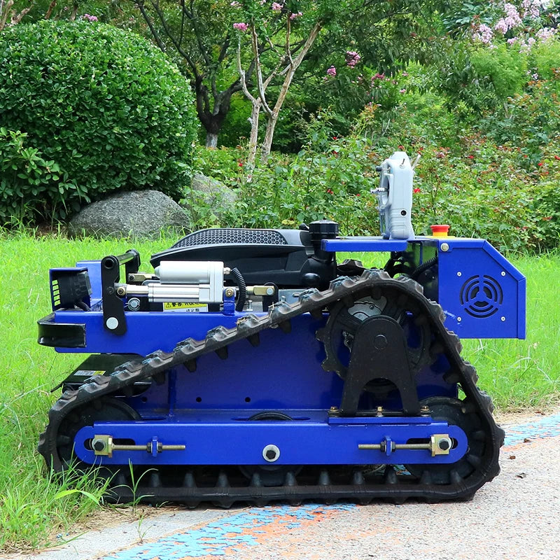 Professional DIY Industrial Robot Lawn Mower 196cc Self-Propelled 4-Stroke Gasoline Remote Control for Agriculture Forestry