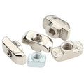 M3 M4 M5 M6 T Hammer Screw Nut for Aluminum Profile Carbon Steel Zinc & Nickel Plated Finish