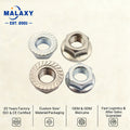 MALAXY 10.9 Grade M10 Din 6923 12 Point Flange Nutse Nut 17mm M5 M6