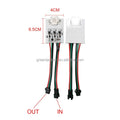 WS2811 LED Pixel Module 65x40mm DC12V 10W Addressable RGB Single High Power Module for Light Box Lighting