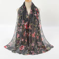 2023 New Arrival Women's Viscose Scarf Printed Pattern Shawl Hijab Voile Wrap for Summer for Ramadan