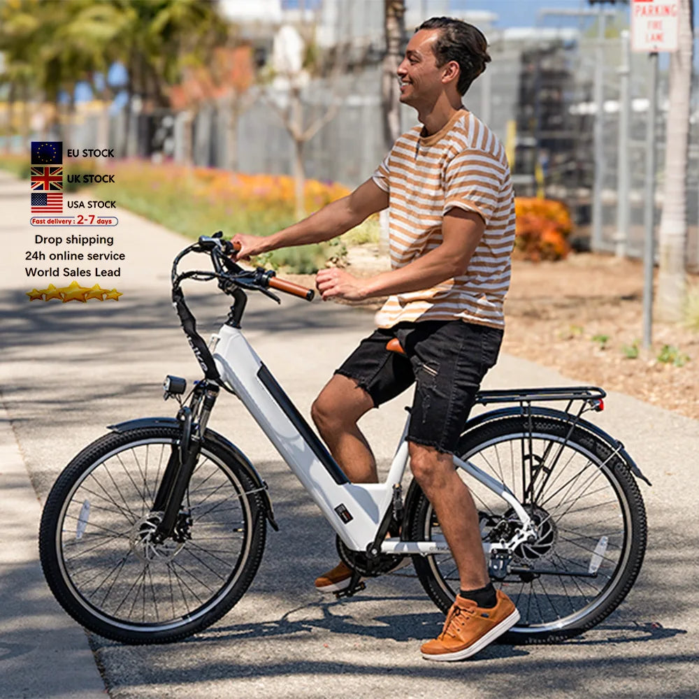 CS20 VOMO Ebike Battery Operated Bikes E Bike City Bicycle Electric E-Bike Electric Ebike EU Stock