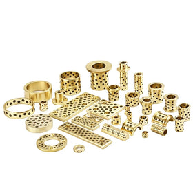 High Strength Brass Copper Alloy Bearing Graphite Sleeve/Flanges Good Corrosion Resistance for General Machinery Mold Punch