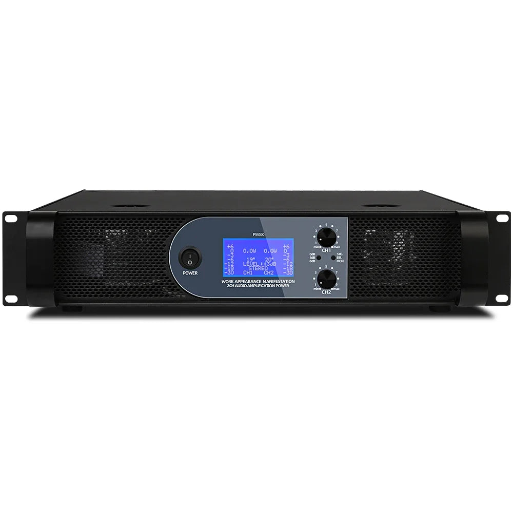 Biner PM550 550W*2 Power Amplifier 2U Professional High Power Amplifier for Stage