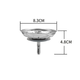 Drain Grate square Drain Anti-Odor Anti-Insect Stainless Steel Kitchen Sink Strainer Sink Filter Drain Filter