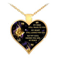 Butterfly Necklace Love Heart Pendant Necklace My Mind Still Talks to You Memorial Necklace Wedding Gift for Wife Women Jewelry
