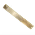 20cm Zig Zag Gold Color Thick Brass Ruler Copper Wave Edge Straight Ruler Custom Logo Metal Scale Ruler Tools for Students